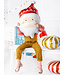 PartyDeco Folieballon kerstman - 37x60cm