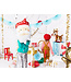 PartyDeco Folieballon kerstman - 37x60cm