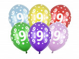 Ballonnen 9 | sterren | 6 stuks