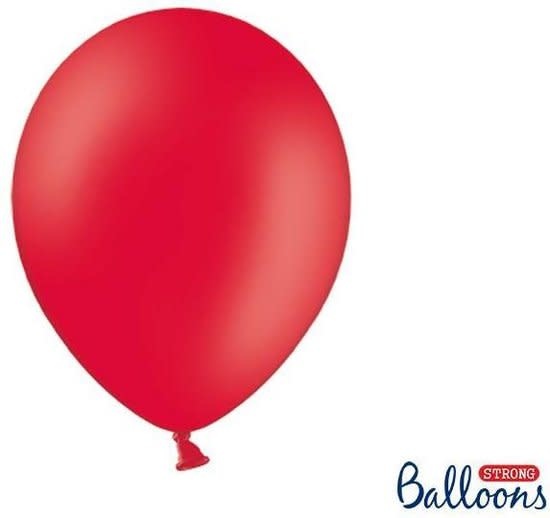 Ballonnen rood - zak 100 stuks