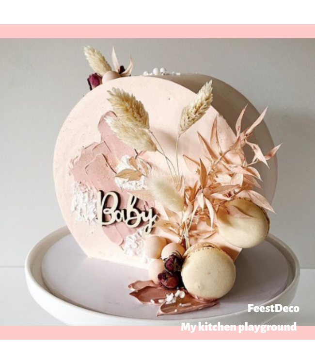 Houten confetti - Baby - 18 stuks