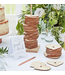 Gastenboek - Wooden stacking heart - 85 hartjes