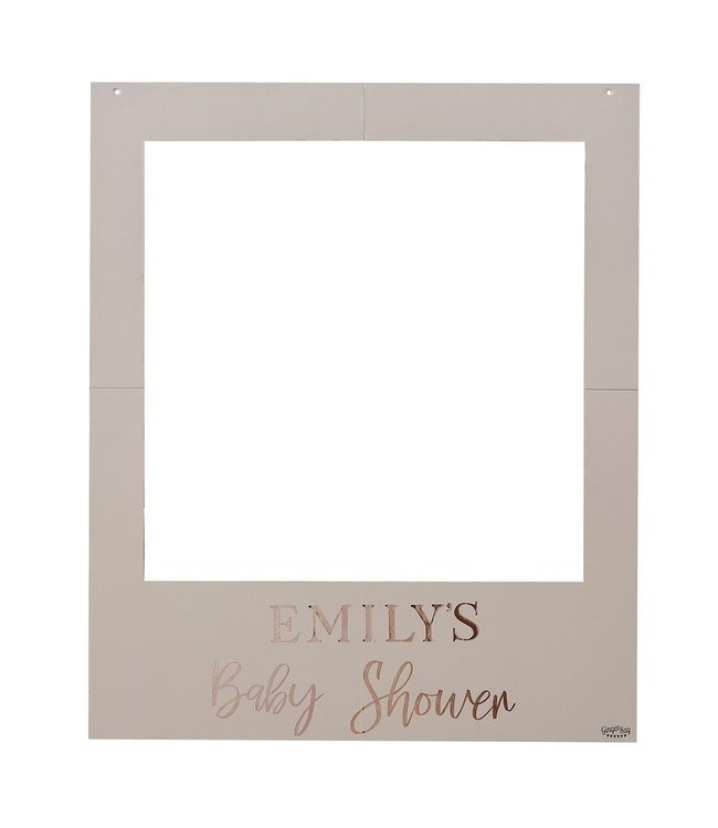 Babyshower Photobooth - Met eigen naam!
