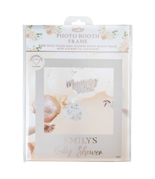 Babyshower Photobooth - Met eigen naam!