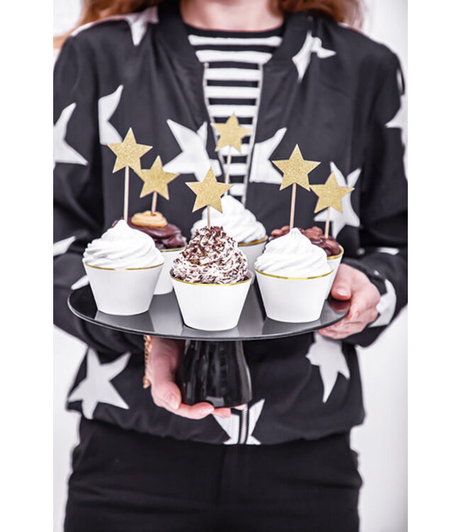 Prikkers - ster glitters - 6 stuks