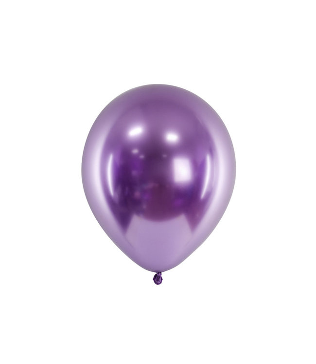Ballonnen Paars Chrome | 12" = 30cm | 50 stuks