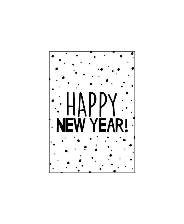 Cadeaukaartje - Happy New Year