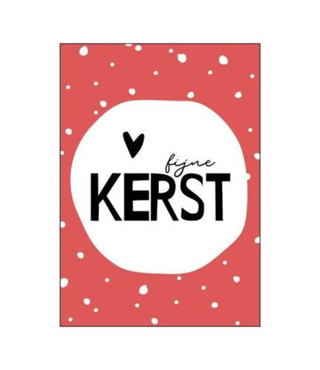 KP OUTLET Kerstkaart - Fijne kerst