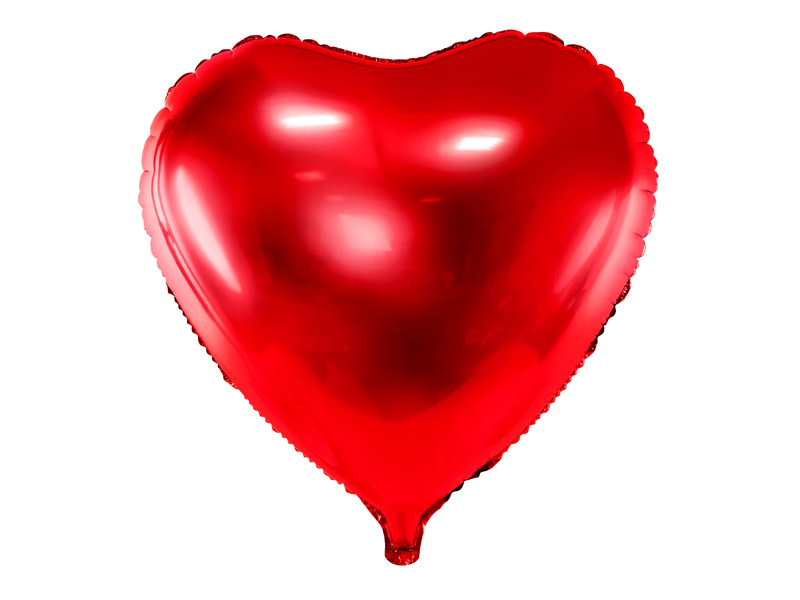 Hartballon rood XL - 61cm