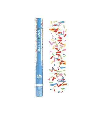 GoDan Confettikanon Stripes kleurrijk XXL | 60 cm