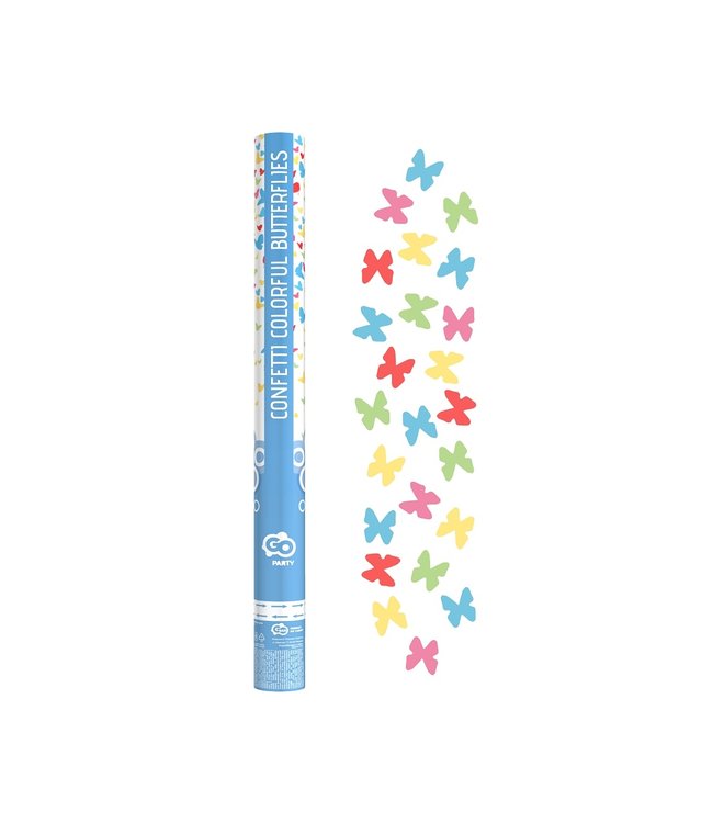Confettikanon Vlinders | 60cm