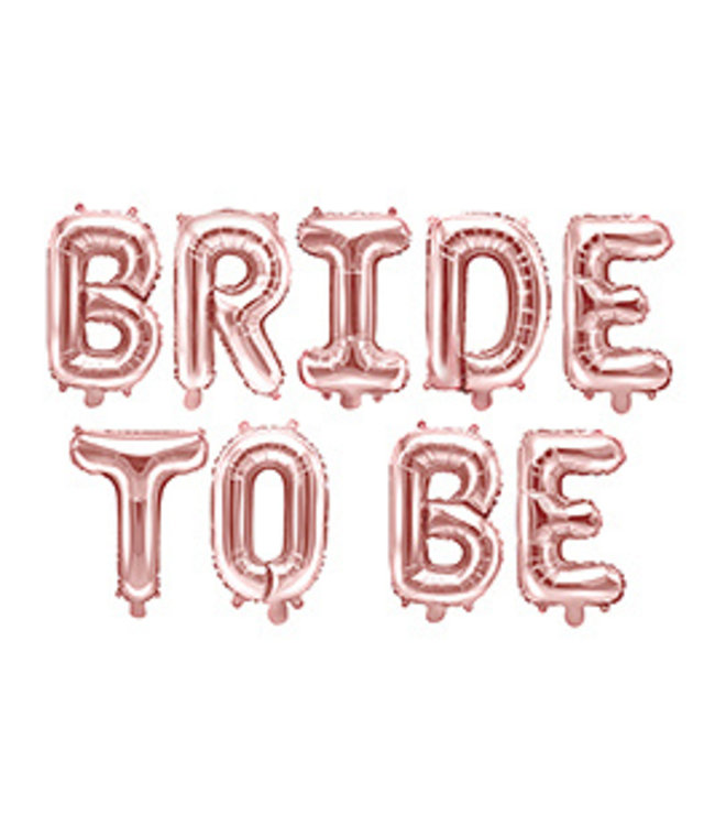 PartyDeco Bride to be - folieballonnen set