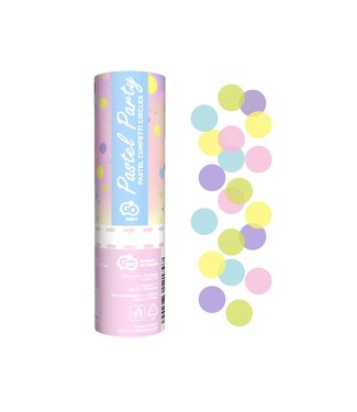 GoDan OUTLET Confettikanon - pastel circels MINI