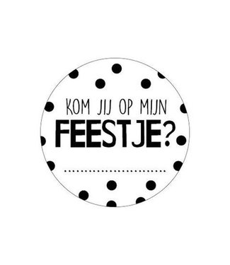 KP Stickers 'Kom jij op mijn feestje? - zakje 10 stuks