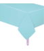 Tafelkleed lichtblauw papier - 132x183 cm