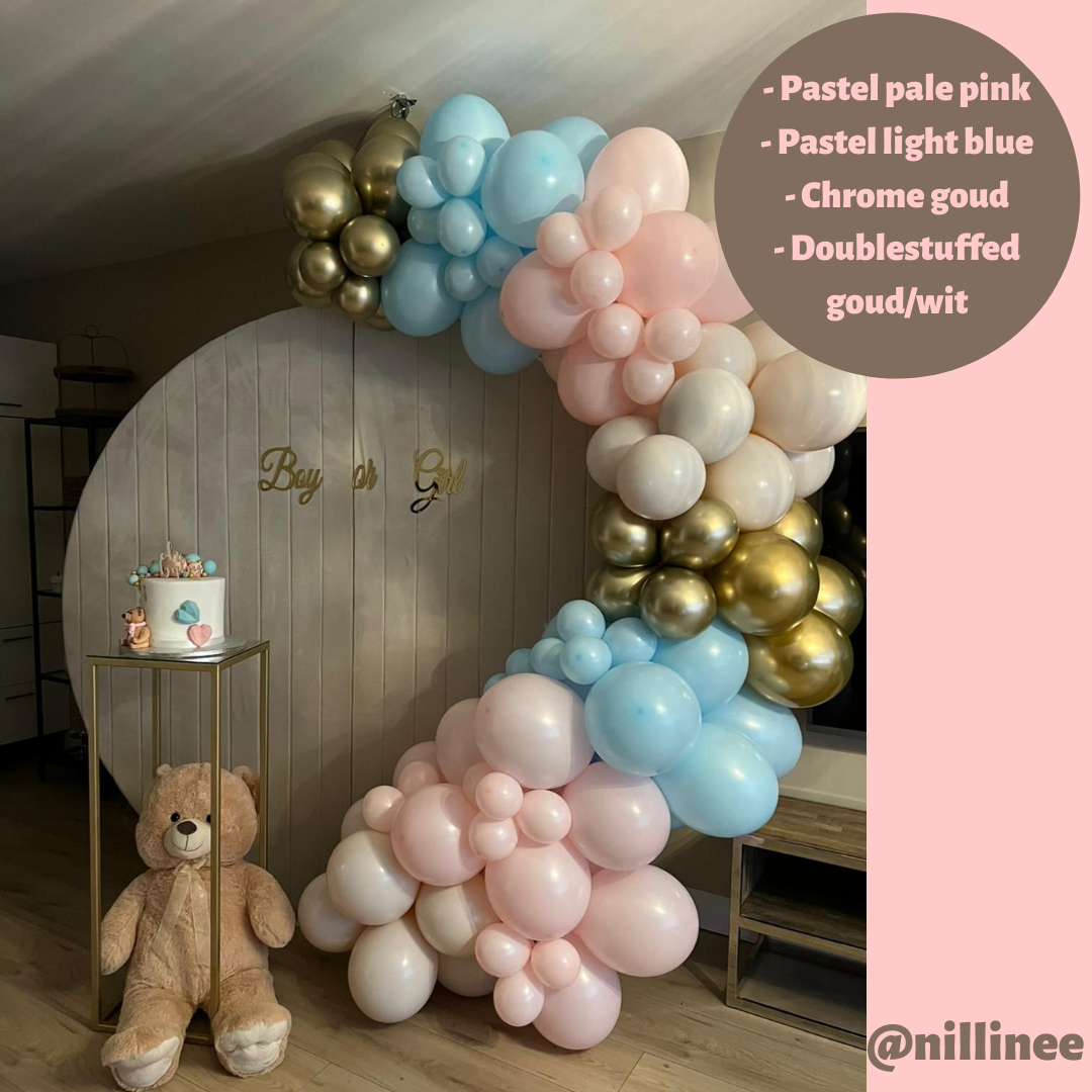 Ballonnen goud CHROME - zak 50 stuks
