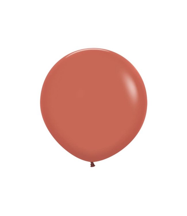 OUTLET Reuzeballon Terracotta |  60cm = 24" | 1 stuk