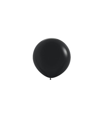 Sempertex Reuzeballon zwart | 60 cm = 24" | 1 stuk