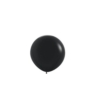 Sempertex Reuzeballon zwart | 60 cm = 24" | 3 stuks