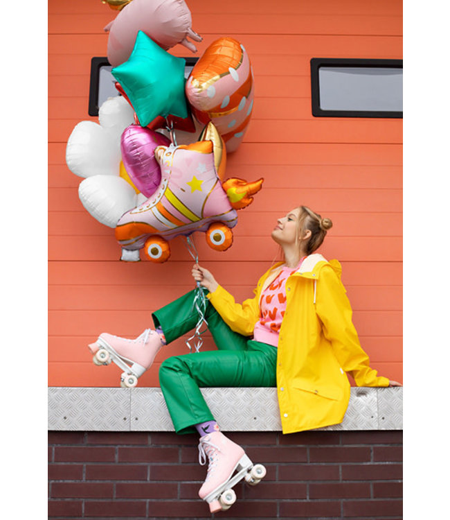 Folieballon rolschaats - 74cm