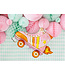 PartyDeco Folieballon rolschaats - 74cm