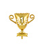 Folieballon gouden prijsbeker | CUP nummer 1 | 64 x 61 cm