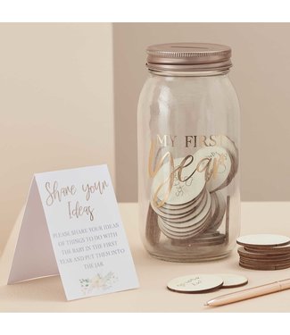Ginger Ray OUTLET Wenspot - My First Year - voor 50 ideeën