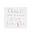 OUTLET Servetten | 20 stuks | Rosegoud | Cheers to...