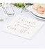 OUTLET Servetten | 20 stuks | Rosegoud | Cheers to...