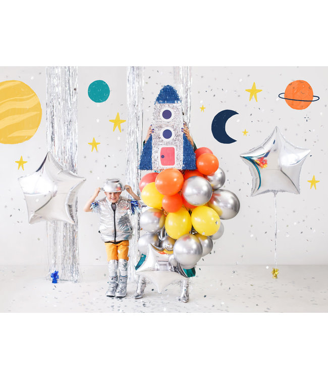 Ballonnen zilver CHROME | 30 cm = 14" | 50 stuks