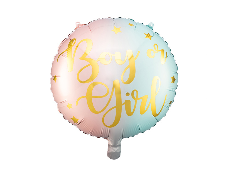Folieballon Boy or Girl - 35cm