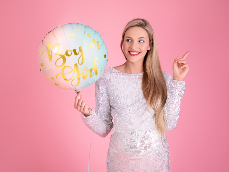 Folieballon Boy or Girl - 35cm