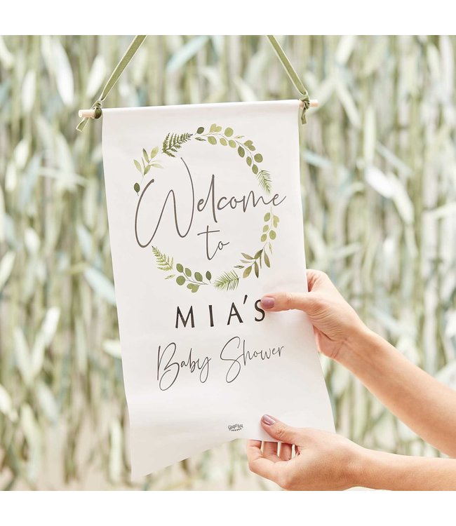 OUTLET Welcome to ...  babyshower - met stickers