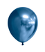 Ballonnen blauw CHROME | zak 100 stuks
