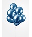 Fiesta Ballonnen blauw CHROME | zak 100 stuks