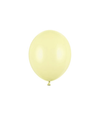 Strong Balloons Ballonnen pastel licht geel - zak 50 stuks