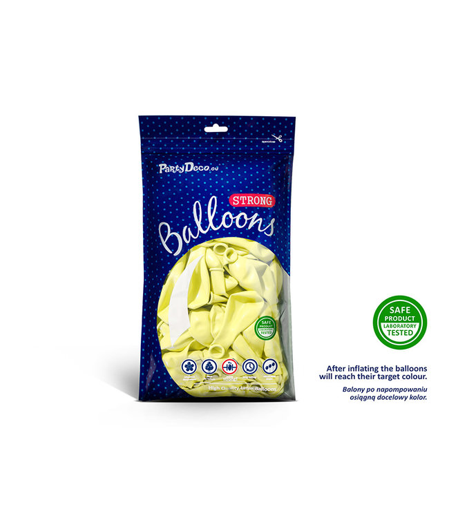 Ballonnen light yellow| zak 50 stuks