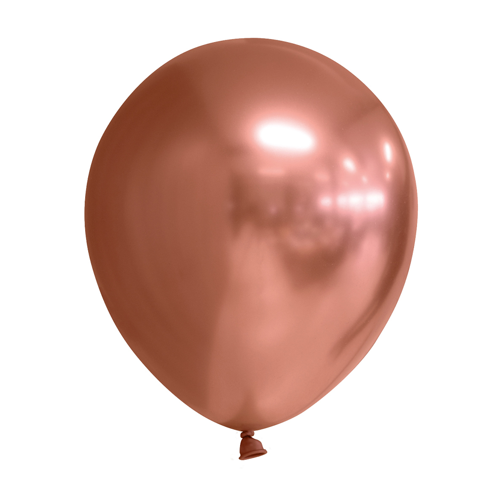 Ballonnen koper CHROME - zak 100 stuks