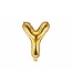 Folieballon Y - Goud 35cm
