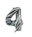 Globos OUTLET Cijferballon 4 Zebra - 86 cm