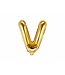 Folieballon V - Goud 35cm