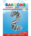 Globos Cijferballon 2 Zebra - 86 cm