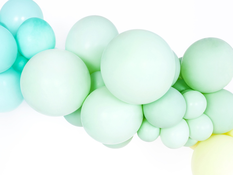 Ballonnen Pistache Pastel 30 cm | zak 100 stuks