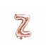 OUTLET Folieballon Z - Rose Goud 35cm
