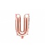 OUTLET Folieballon U - Rose Goud 35cm