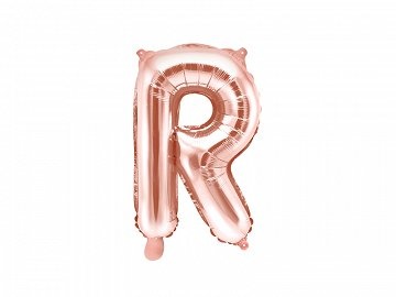 Folieballon R - Rose Goud 35cm