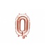 OUTLET Folieballon O - Rose Goud 35cm