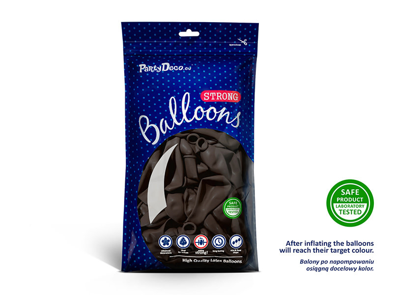 Ballonnen Cacao Bruin - zak 50 stuks