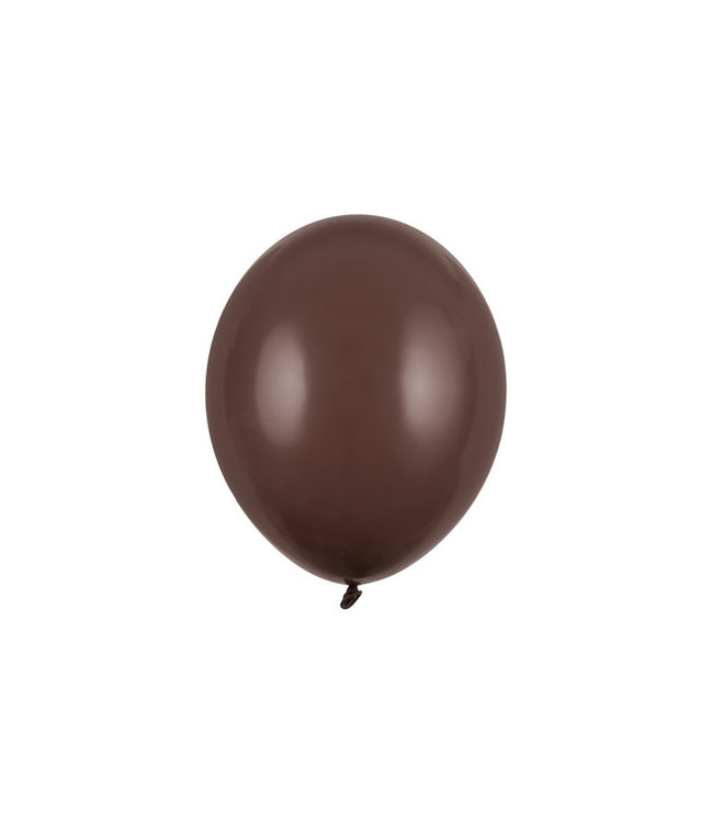 Ballonnen Cacao Bruin - zak 50 stuks