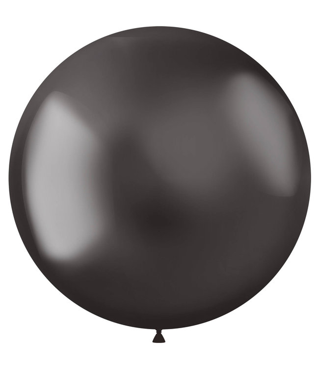 GeMar Reuzeballon zwart 48cm - 1 stuk